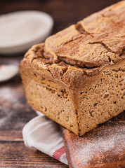 fresh sourdough bread