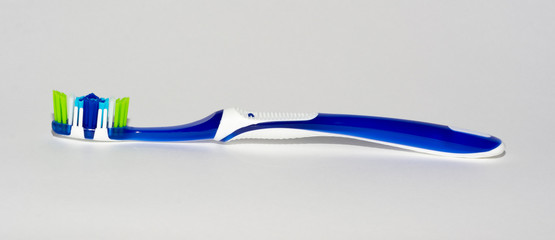 blue toothbrush