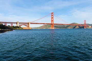Golden Gate Bridge - the most internationally recognized symbols of San Francisco, California and the United States