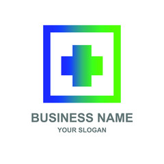 Obraz premium fast medical pharmacy logo