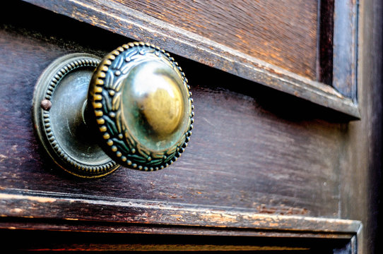 Door knobs and knockers in Ghent, Belgium