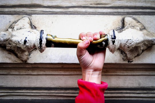 Door knobs and knockers in Ghent, Belgium