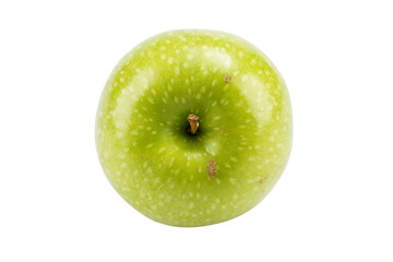 green apple isolated on white background