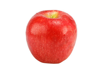 red apple isolated on white background