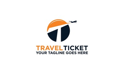 Letter T Logo Travel