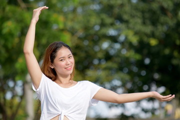 Asian Adult Female Dancing