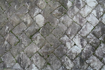  The old stone wall of Japan's castle (texture)