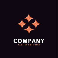 Shiny Star Logo Symbol Design Inspiration