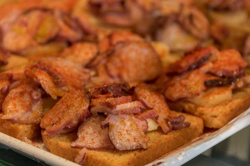 Close up, octopus tapa