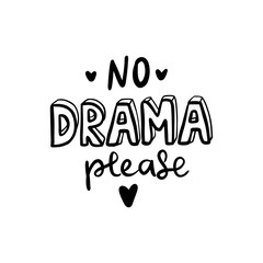 Vector hand drawn lettering phrase. Modern brush calligraphy.