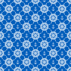 Pattern_0078_anchor and steering wheel