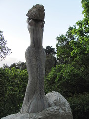Statue in the historical architectural heritage of Sintra city