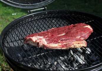 grillade de boeuf au barbecue