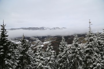 winter view karadeniz artvin /savsat/turkey