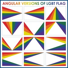Angular versions of LGBT flag Part 3