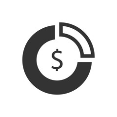 Pie chart report icon