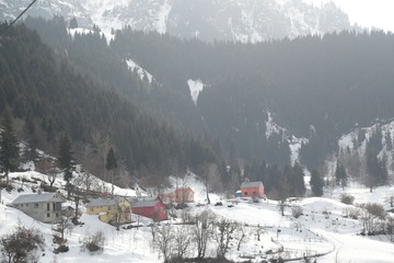 winter view karadeniz artvin /savsat/turkey