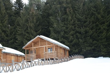 winter view karadeniz artvin /savsat/turkey