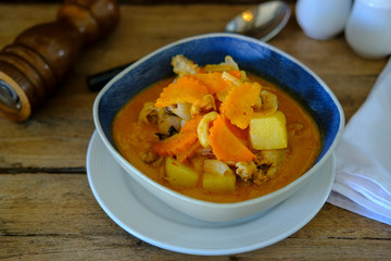 bowl of vegetable soup