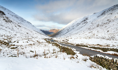 Fototapeta na wymiar Kirkstone pass in Cumbria
