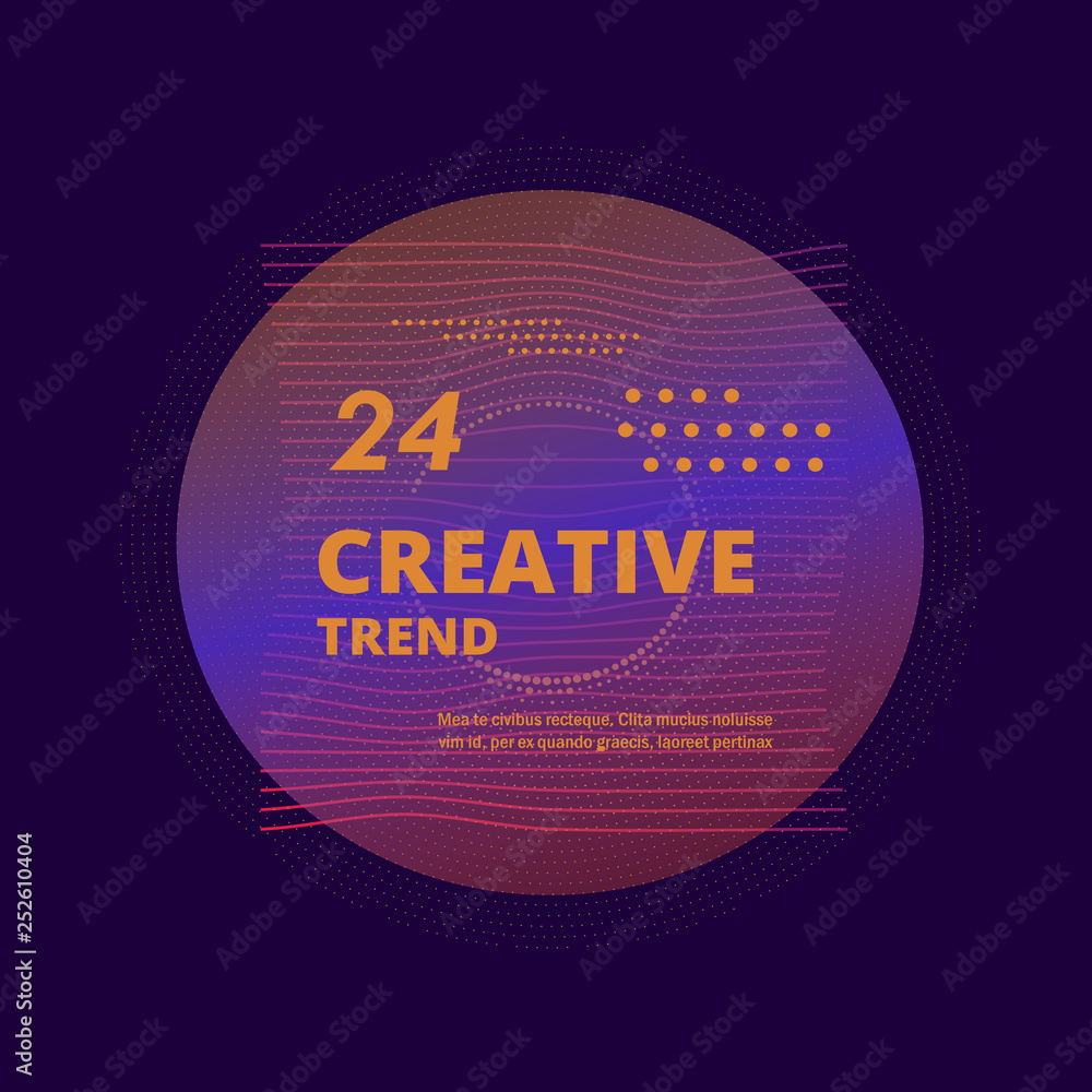 Poster abstract vortex circle and lines background