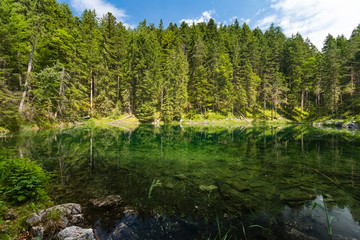 Lake Eibsee Near Wetterstein, Germany