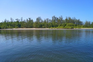 landscape with lake and sky