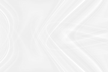 Graphic symmetrical pattern for wallpaper and packaging for various purposes. The background is gray and white with a gradient texture of stripes, lines, waves and geometric shapes.