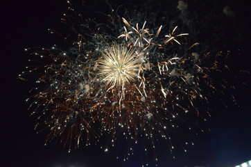 fireworks, night, celebration, light, firework, explosion, abstract, holiday, sky, star, fire, black, celebrate, party, blue, christmas, new, dark, stars, fiber, bright, space, burst, event, festival