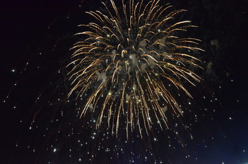 fireworks, night, celebration, light, firework, explosion, abstract, holiday, sky, star, fire, black, celebrate, party, blue, christmas, new, dark, stars, fiber, bright, space, burst, event, festival