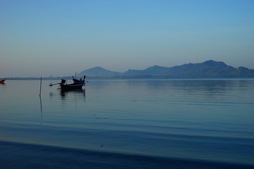 boat on lake