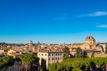 Rome cityscape. Rome architecture and landmark. Italy