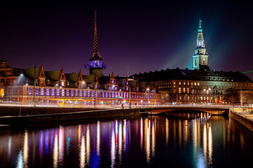 Copenhagen light festival B&oslash;rsen 
