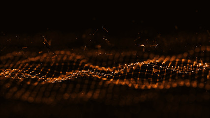 Fototapeta premium Technology Network Background.