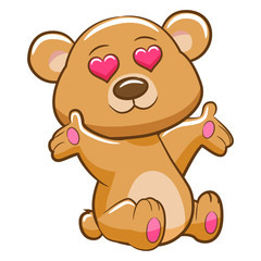 Obraz premium bear teddy clipart