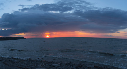 Obraz premium Sunset on the sea