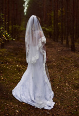 Bride in the forest