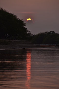 El amor es un lindo atardecer/ llanos venezolanos, rio Arauca