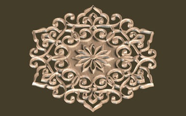 vintage background with lace ornament
