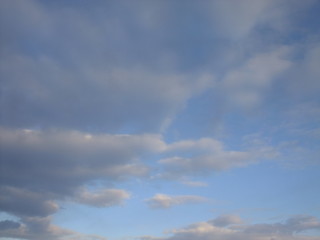blue sky with clouds