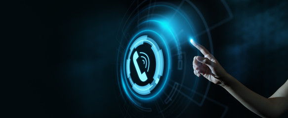 Fototapeta premium Call Now Business Communication Support Center Customer Service Technology Concept