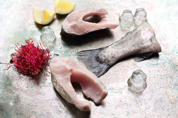  Świeża ryba kawałki © foodandcook