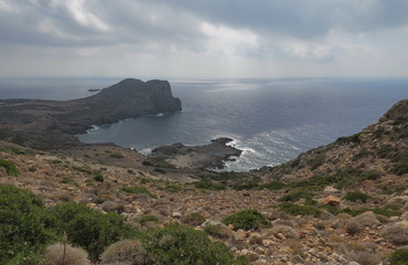 Fototapeta na wymiar 2018 Greece, Crete, Falasarna.