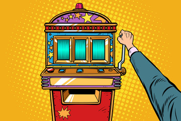 one-armed bandit slot machine