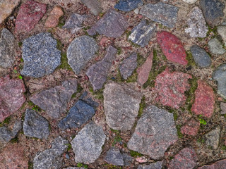 Stone paving as nature background.