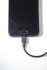 mobile phone isolated on white background