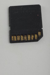 usb flash memory isolated on white background