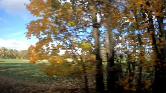 Beautiful fall color around country side of Iserlohn