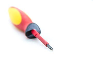 one tool for building a screwdriver on a white background