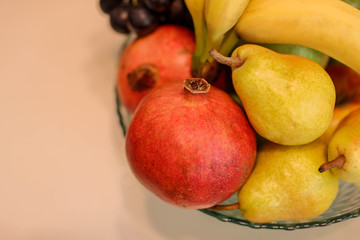 Organic colorful fruits